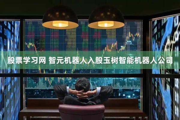 股票学习网 智元机器人入股玉树智能机器人公司